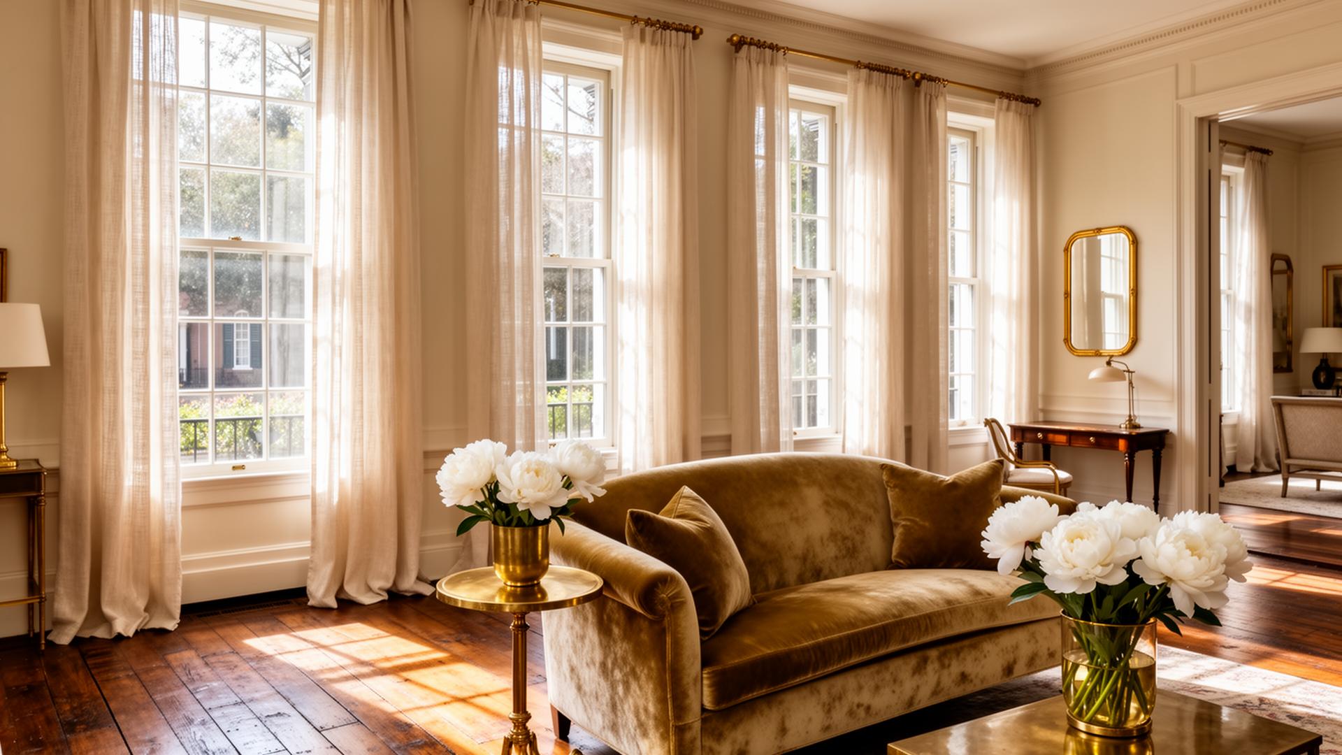 West Park Ave luxury Savannah living room